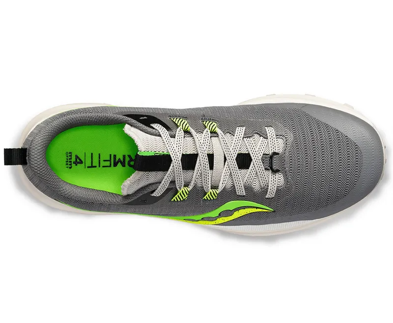 Saucony Men's Peregrine 13 Gravel/Slime-3